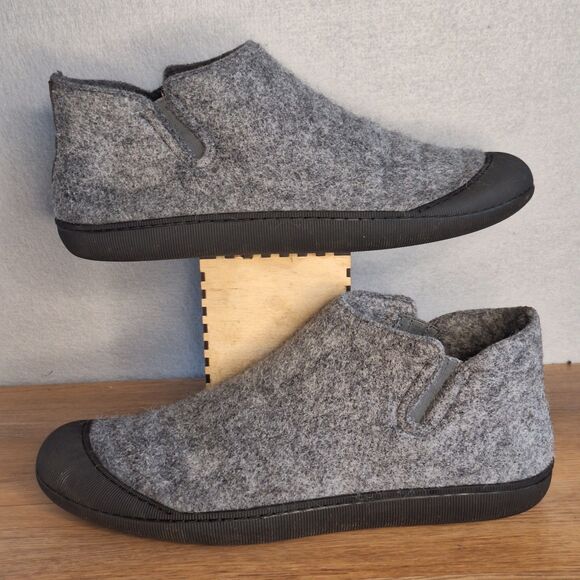 Huckberry Greys Wool Outdoor Slipper Boot Men’s US 12 Gray Slip On Cozy main image 8